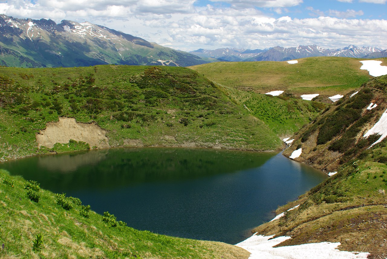 Озеро Подскальное Кавказ