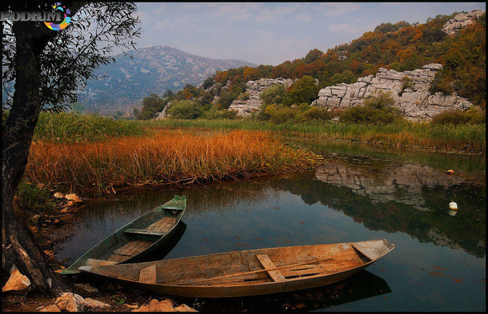 Живопись Скадарское озеро Черногория