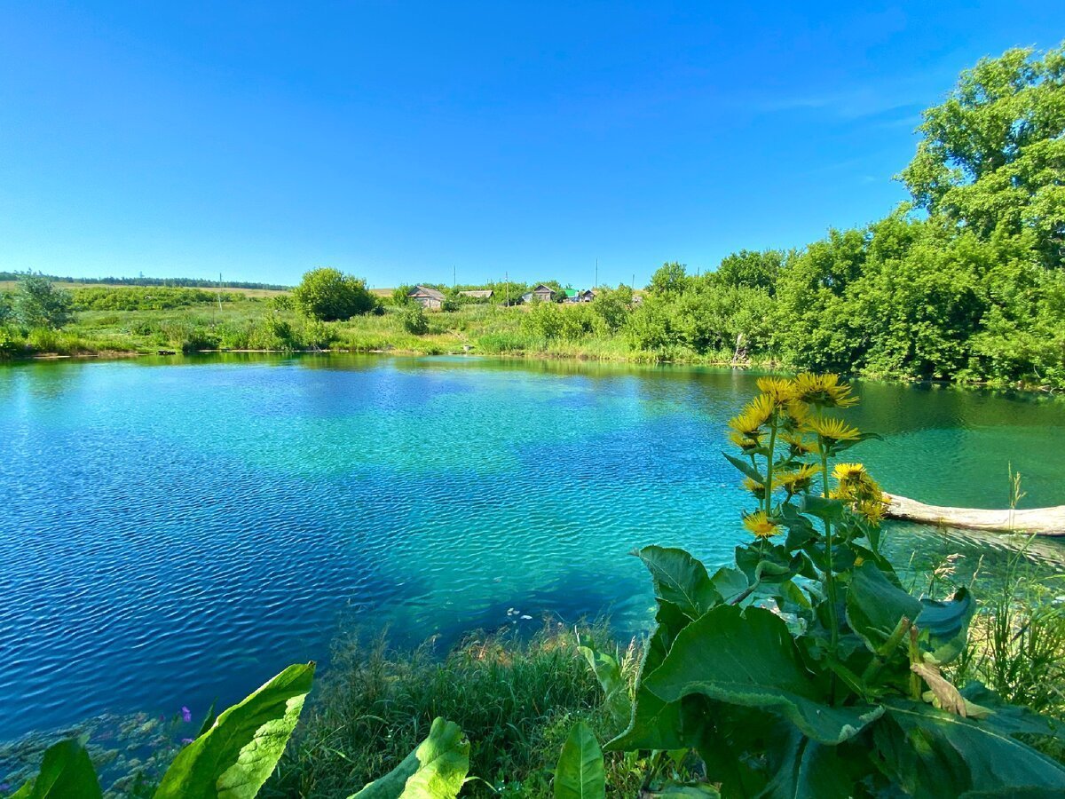 голубое озеро с самарское