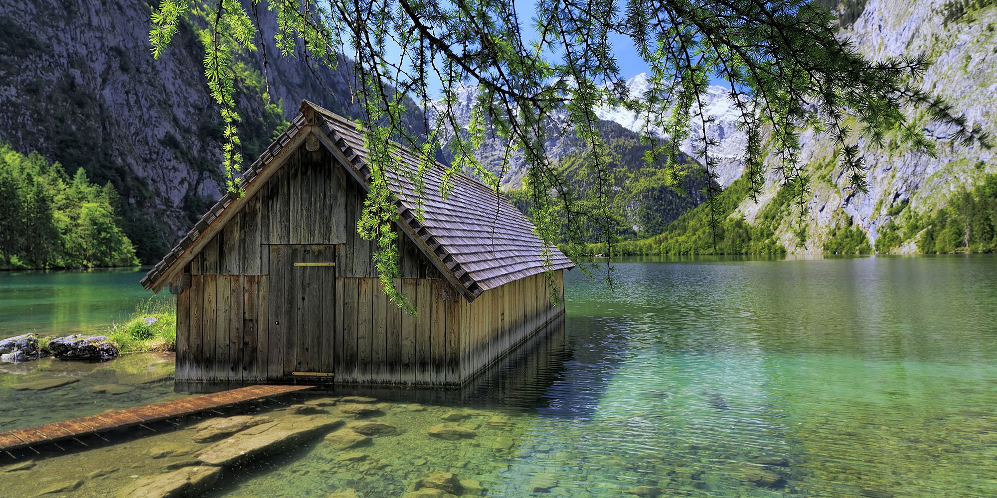 Домик на озере Оберзее Германия