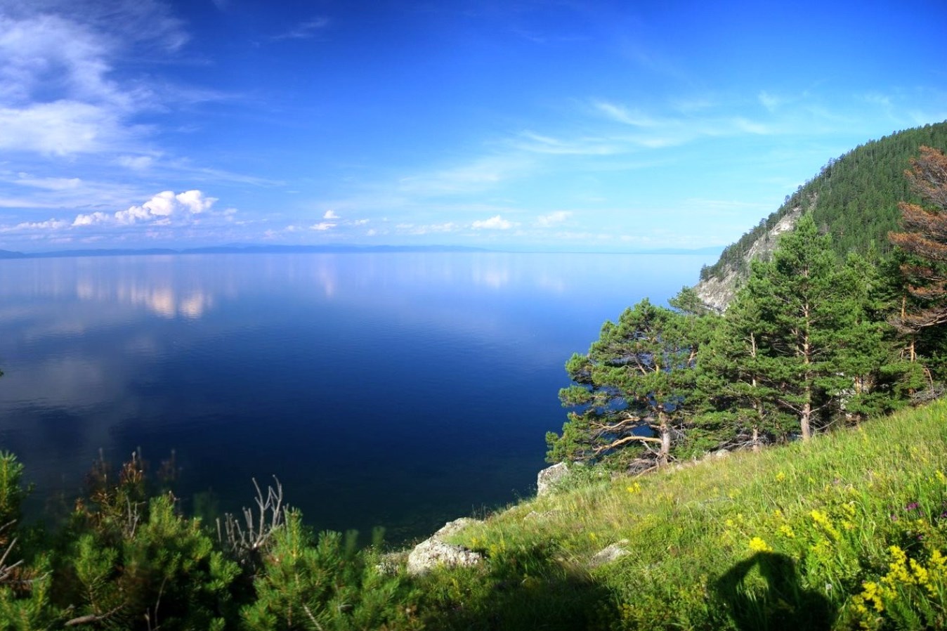 Самое большое озеро в России