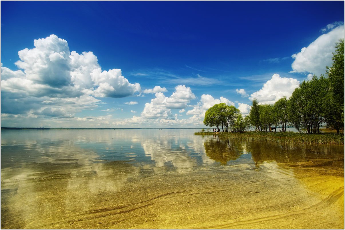 Озеро в Переславль Залесский Плещеево озеро