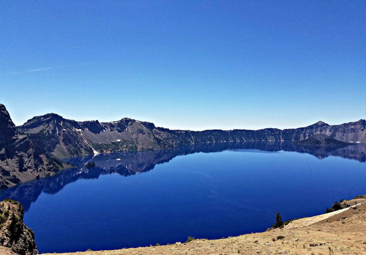 Кратерное озеро в Колорадо