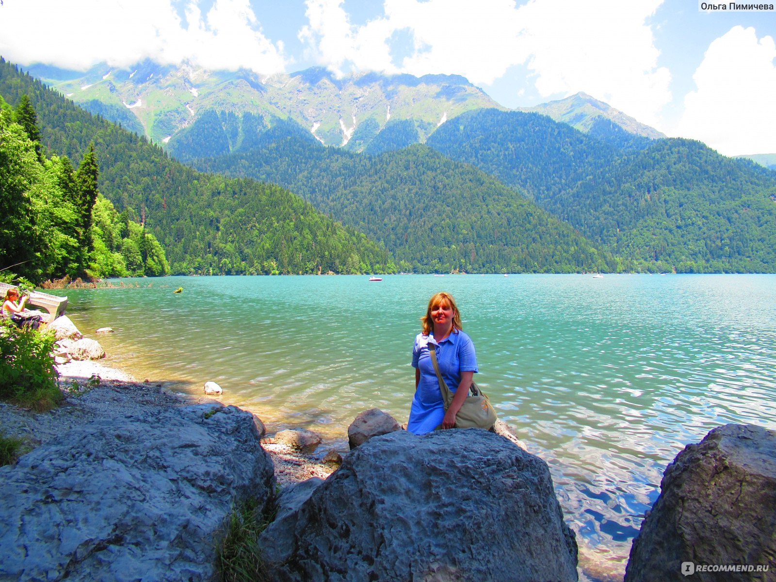 Абхазия Рица озеро туристов 2021