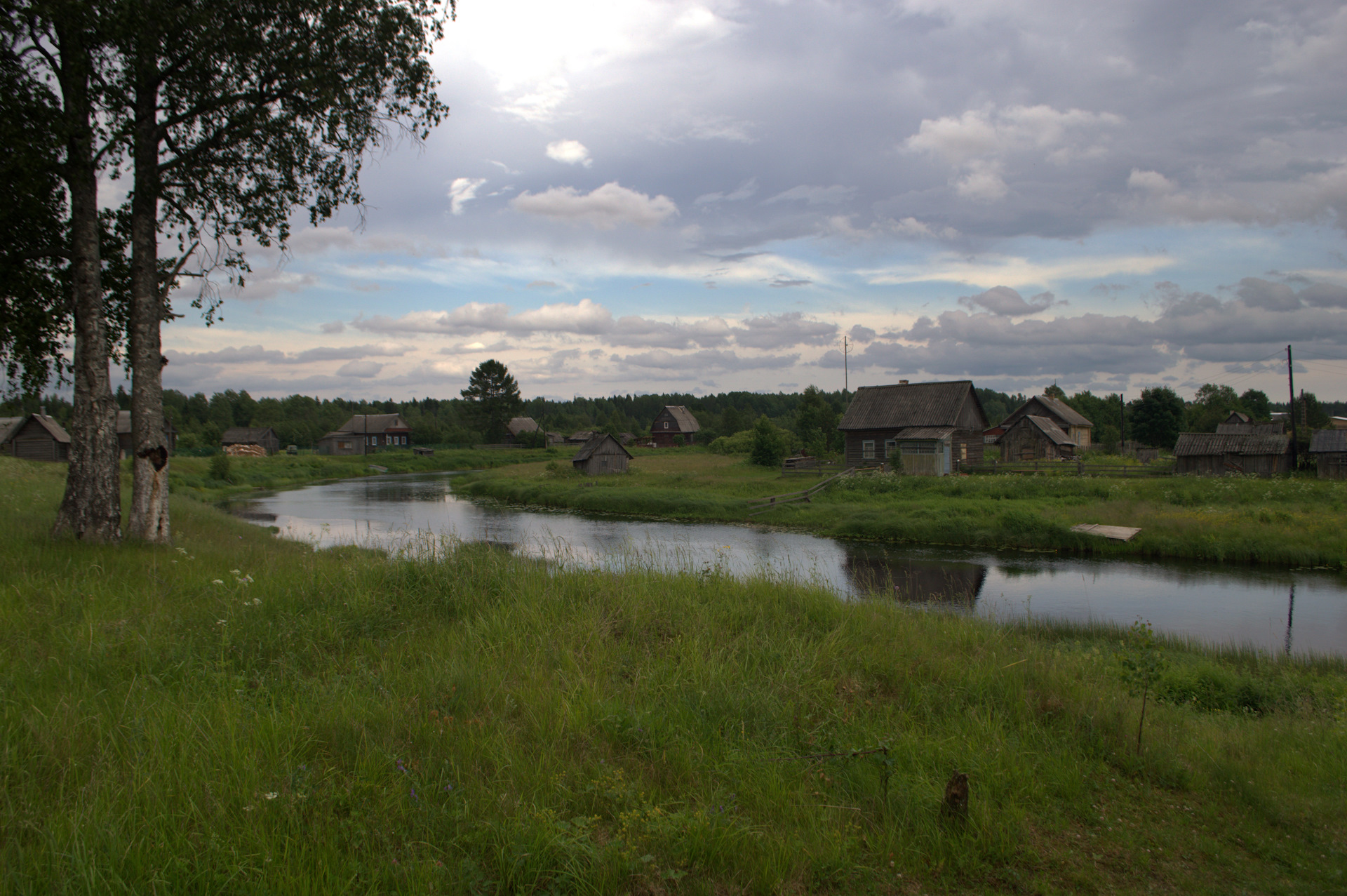 Деревня Тургошь река Лидь