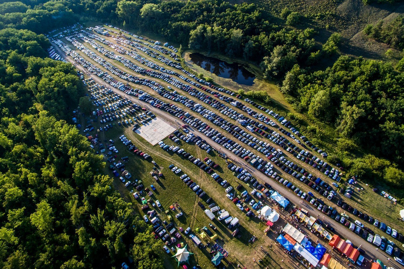 Грушинский фестиваль на Мастрюковских озёрах