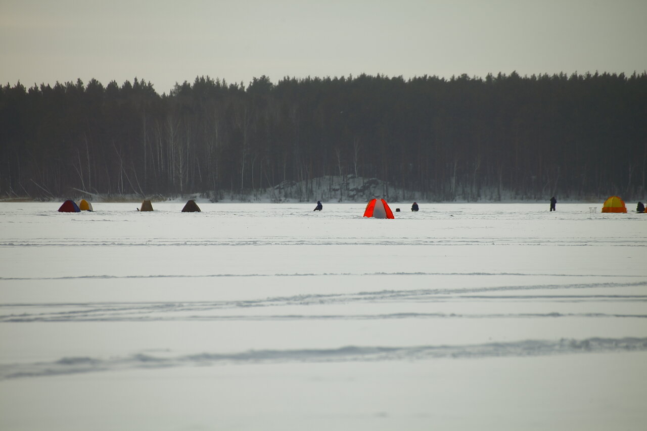 Озеро большой Еланчик зимняя рыбалка