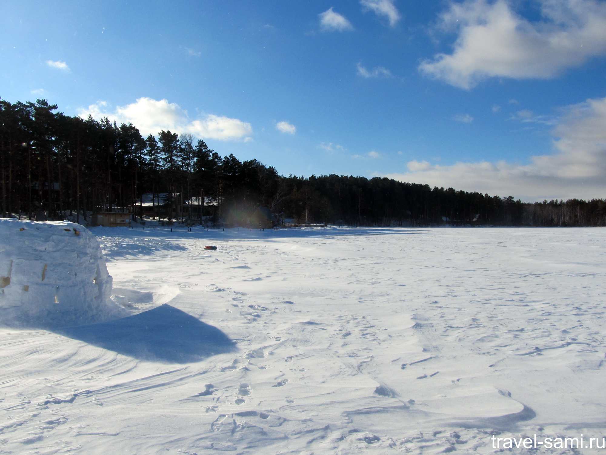 Озеро Еланчик зимой Чебаркуль