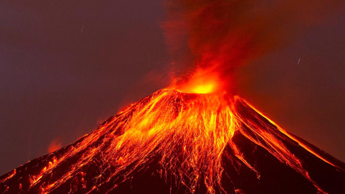 Гавайский Тип извержения вулкана