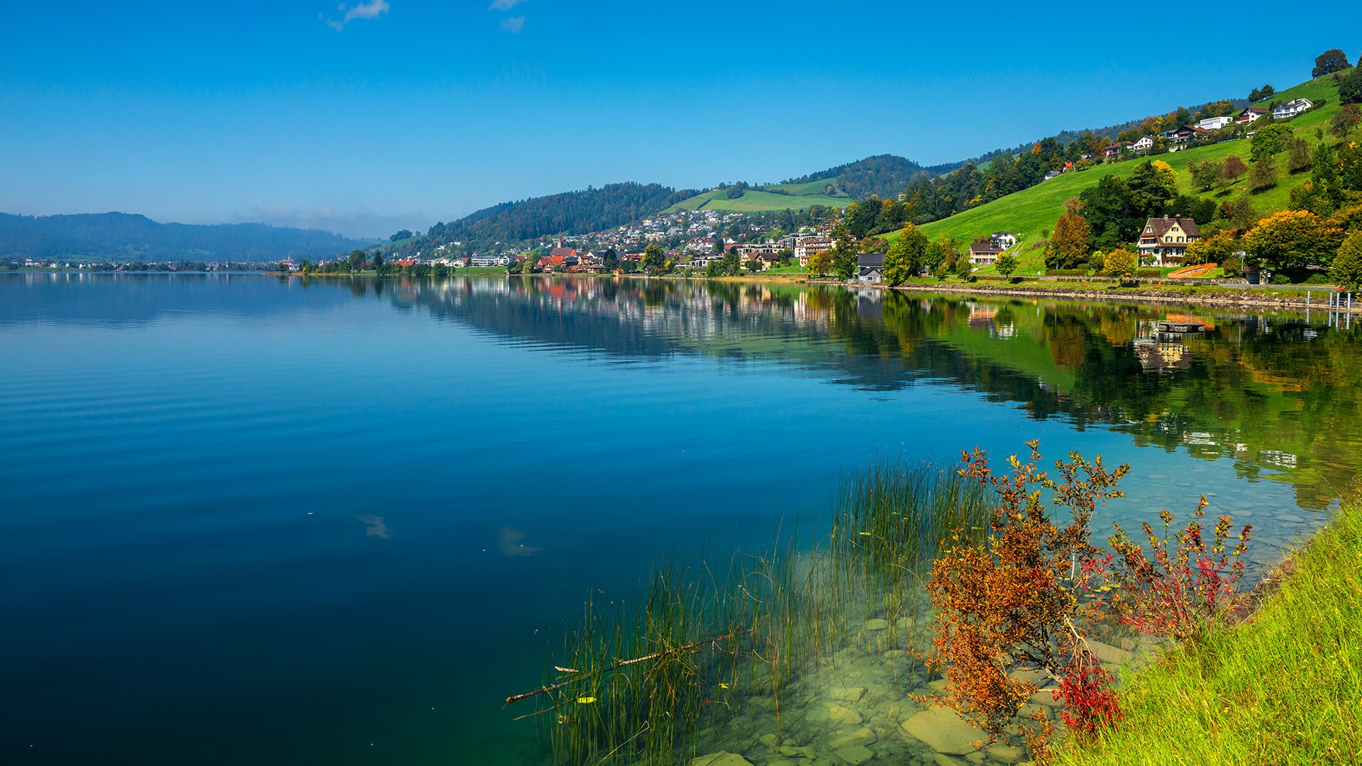 Озеро егери Швейцария
