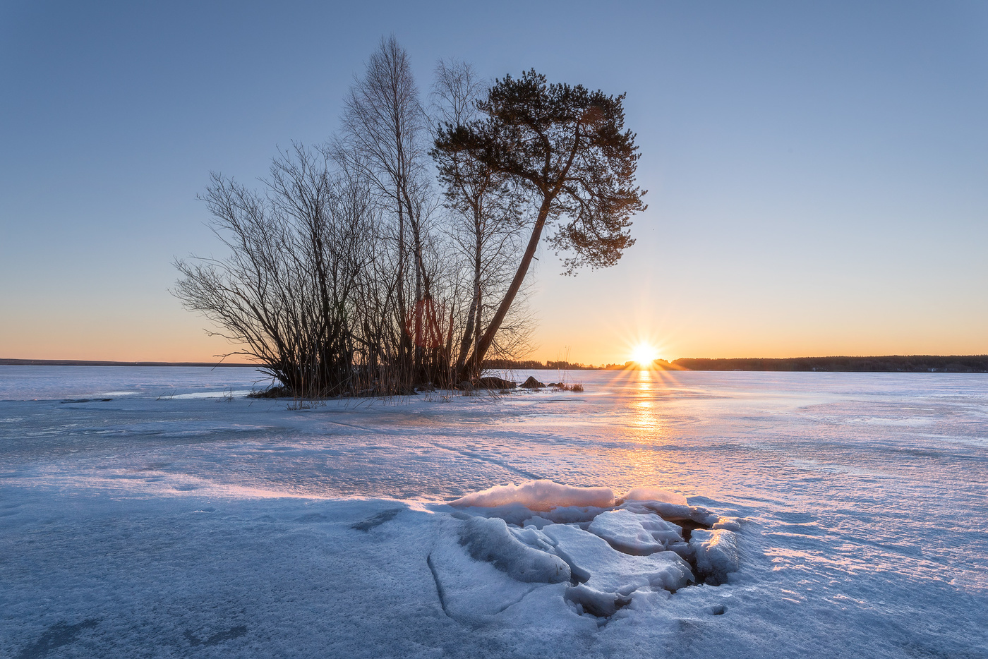 Чудское Озеро Зимой