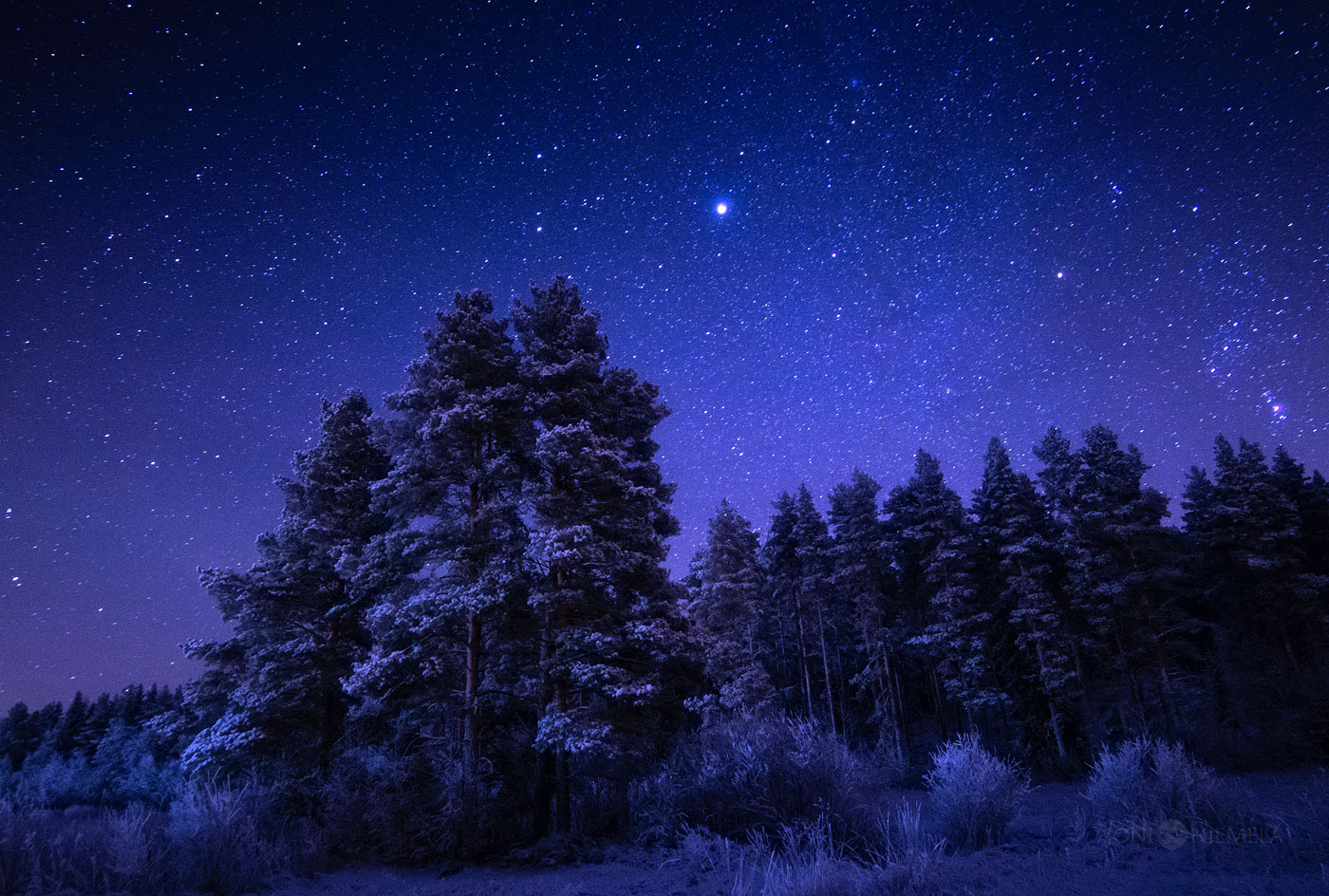 ночное звездное небо картинки