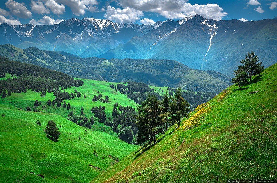 Гора Ашенете Чечня