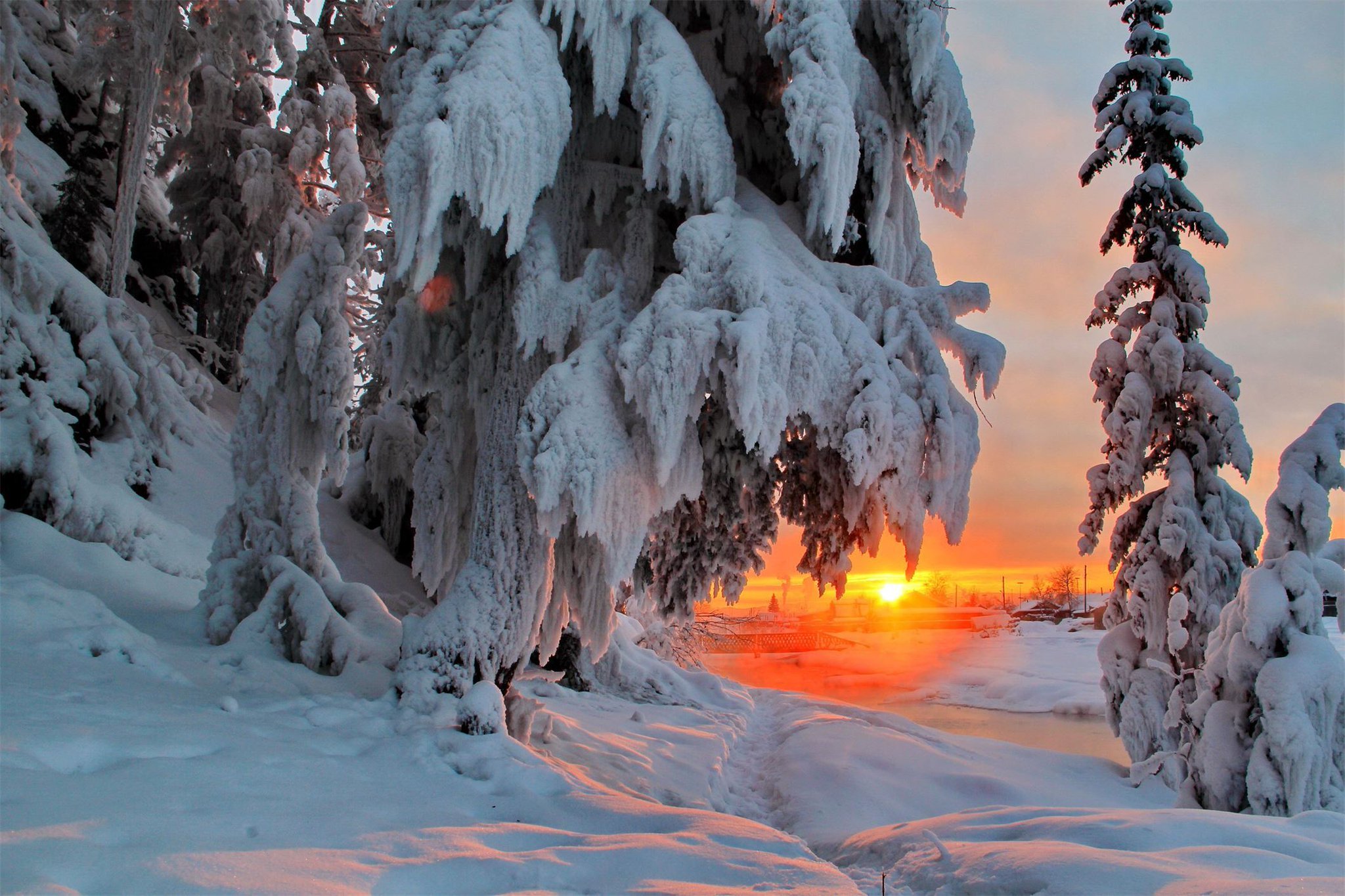зимние пейзажи фото красивые природы