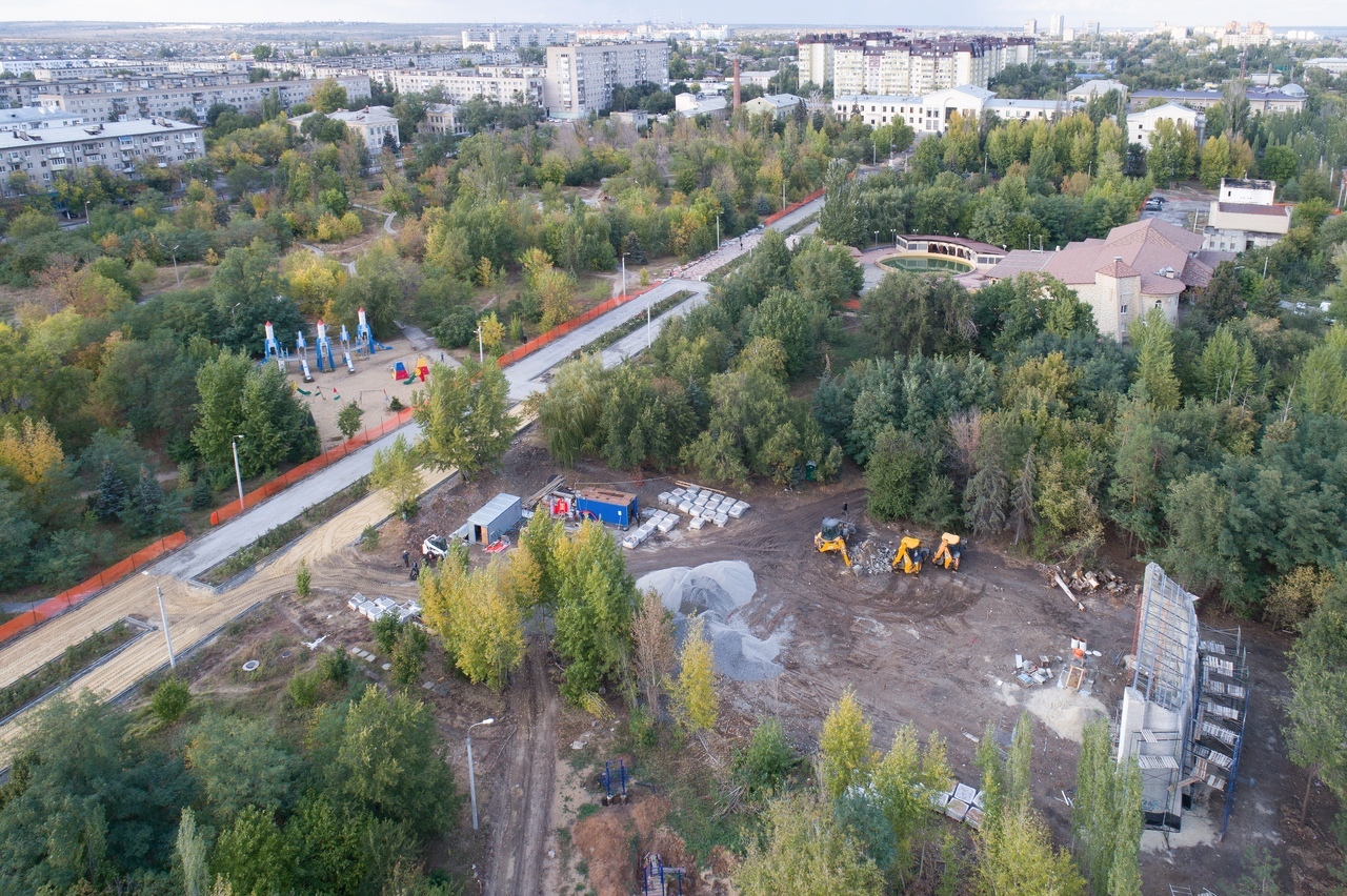 Парк Гагарина Саратов реконструкция