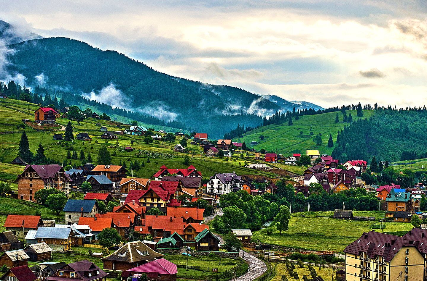 Чехия горы Карпаты