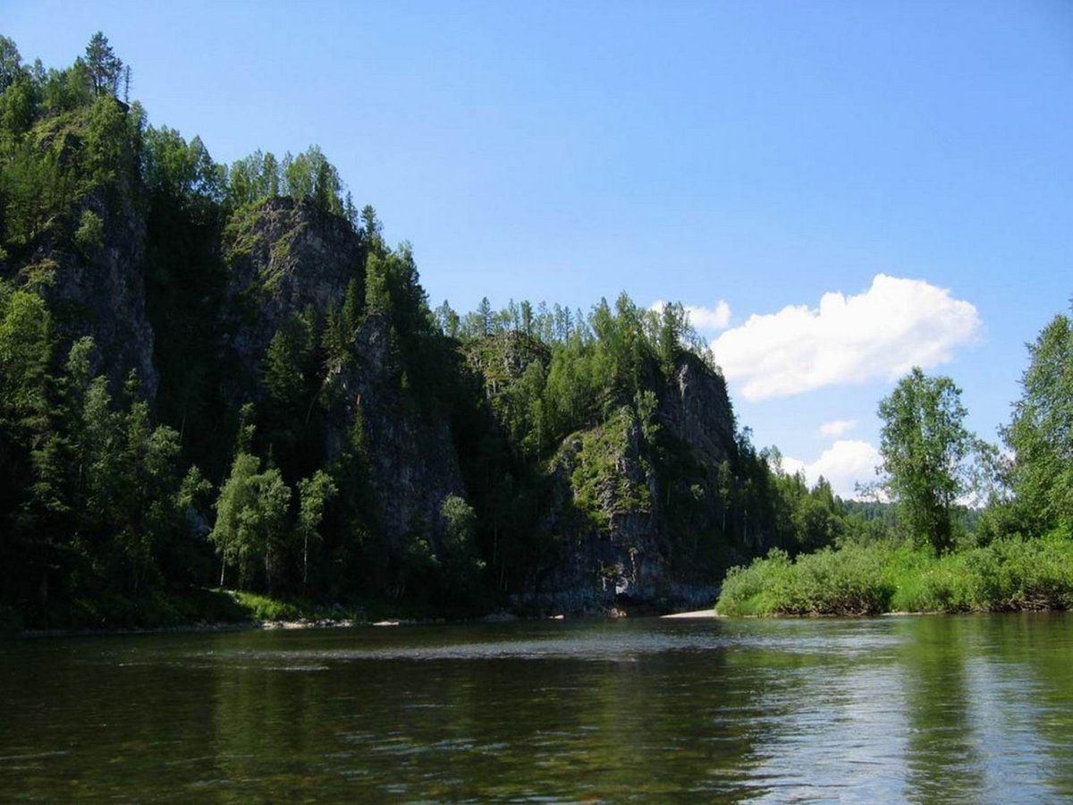 Река Мрас-Су в Кемеровской области