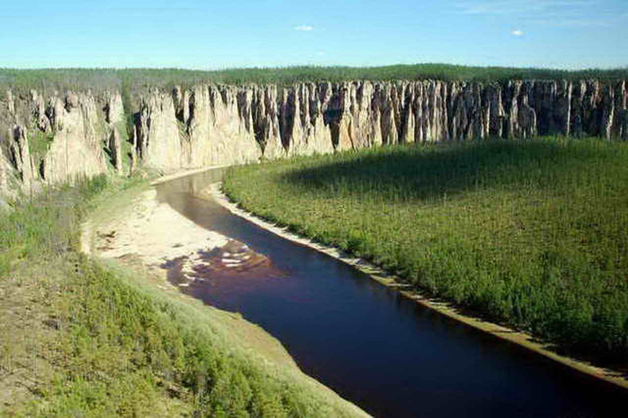 Река Амга Якутия
