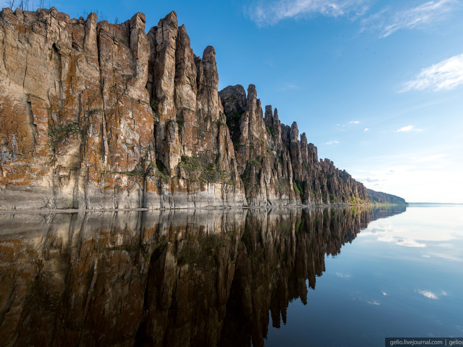 Ленские столбы каменный лес Якутии