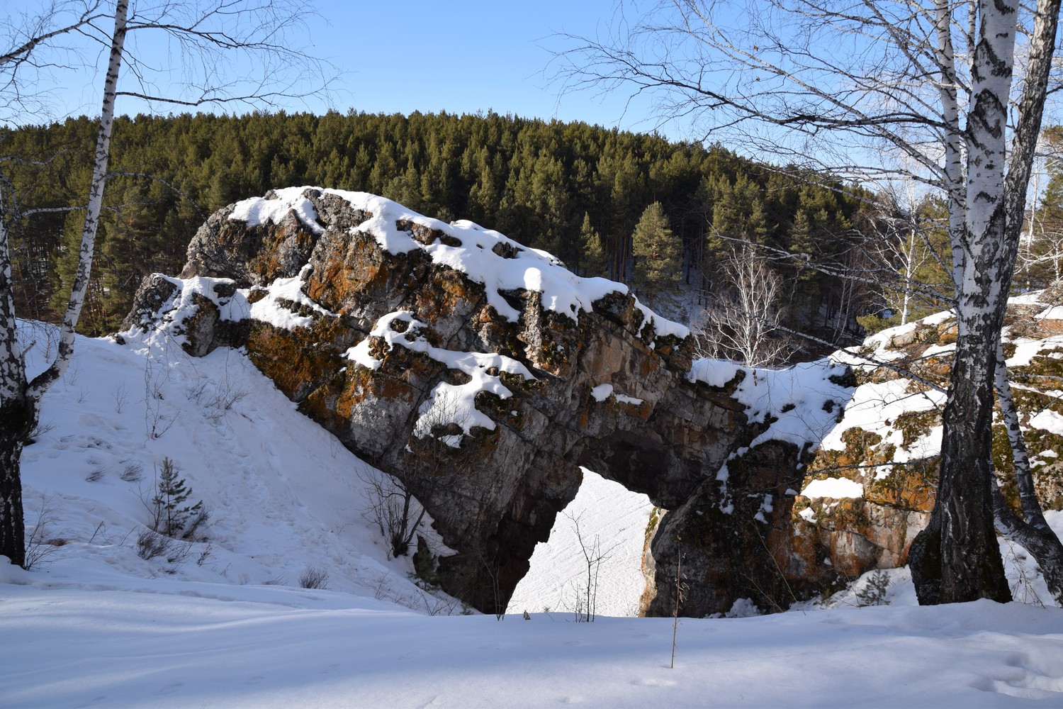 Скала каменные ворота Свердловская область