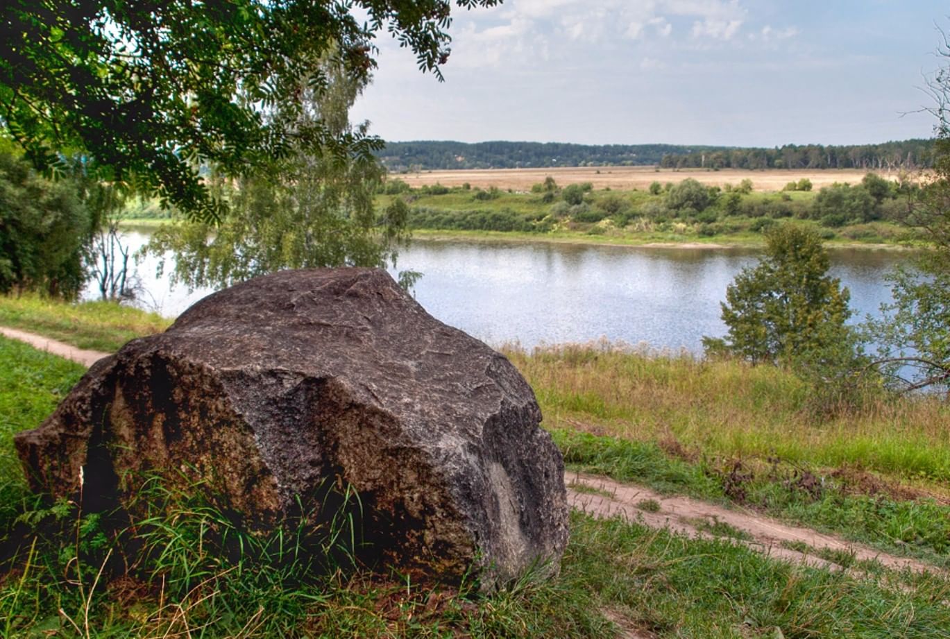 Река Ока камень Марины Цветаевой