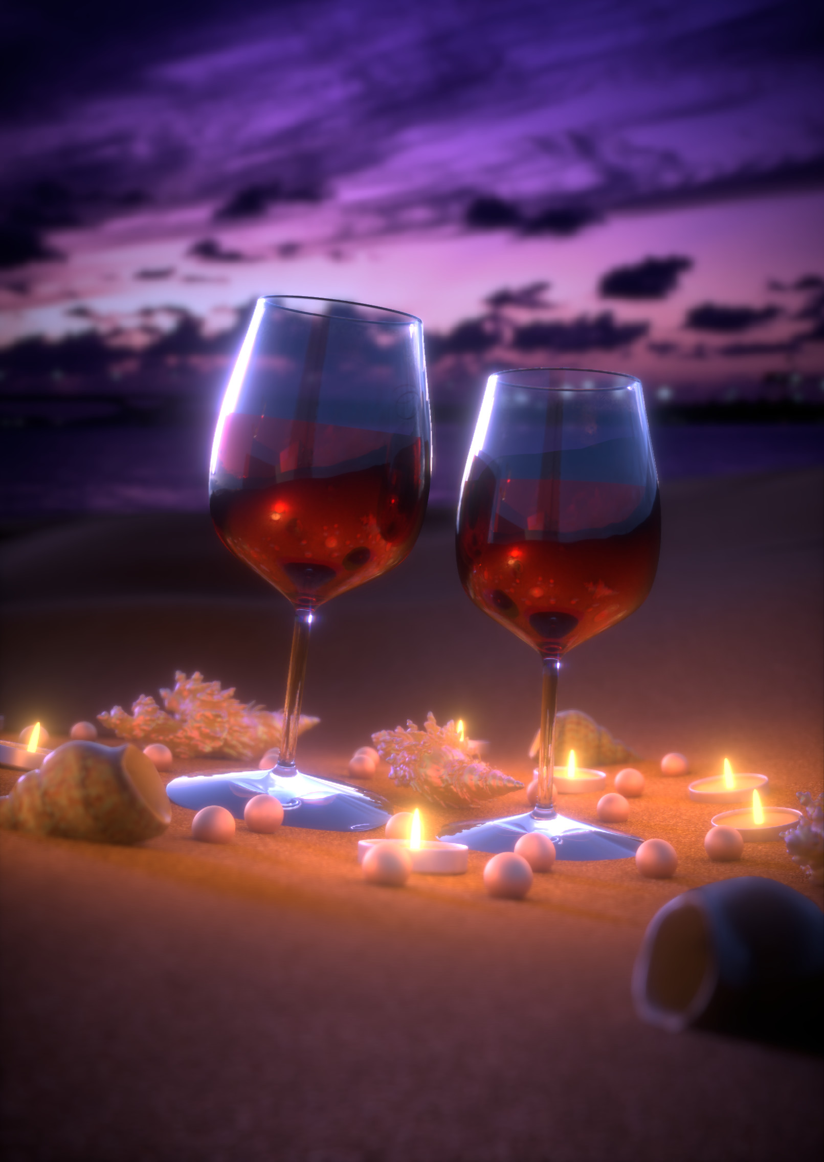 Вино на закате