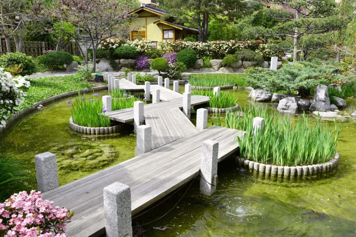 япония сады японии на
