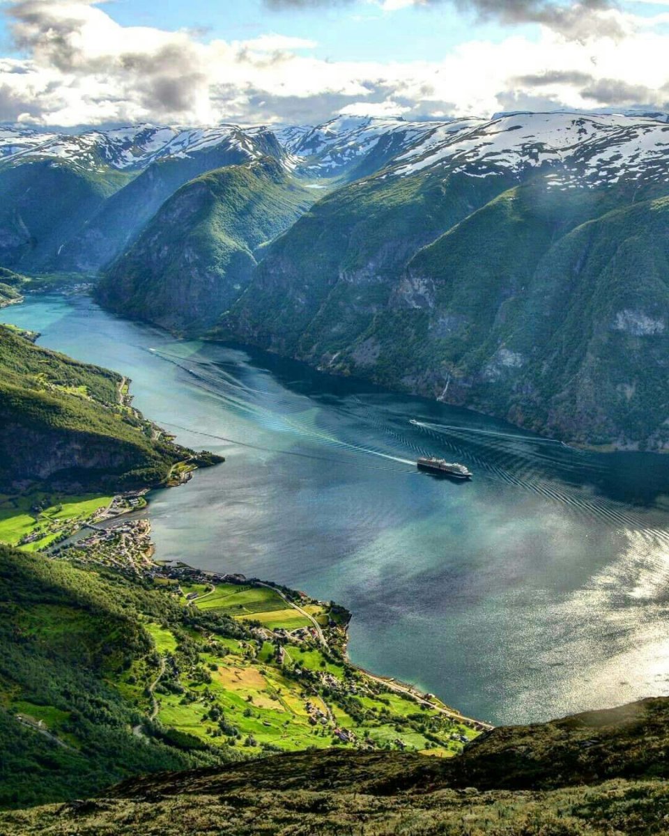Аурландс-Фьорд Норвегии
