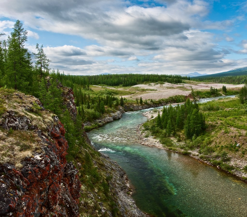 Река Кожим Приполярный Урал