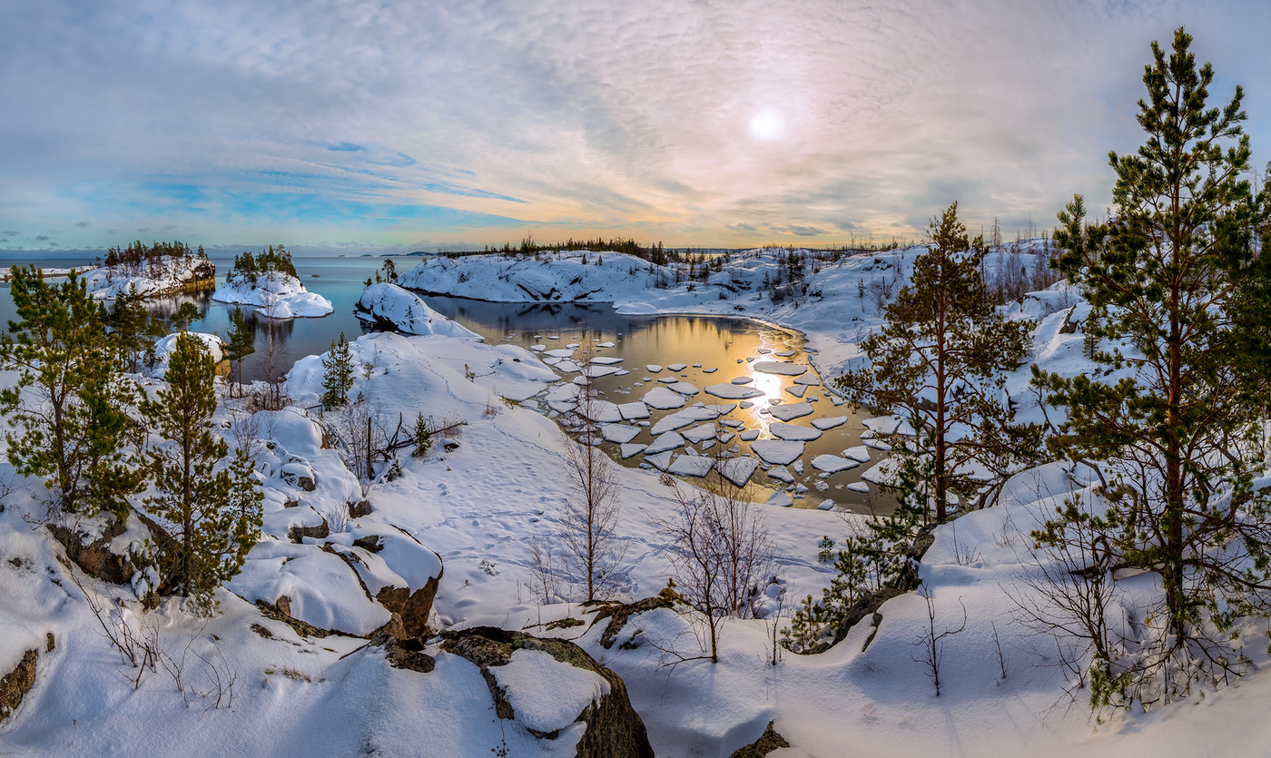 Национальный парк Ладожские шхеры зимой