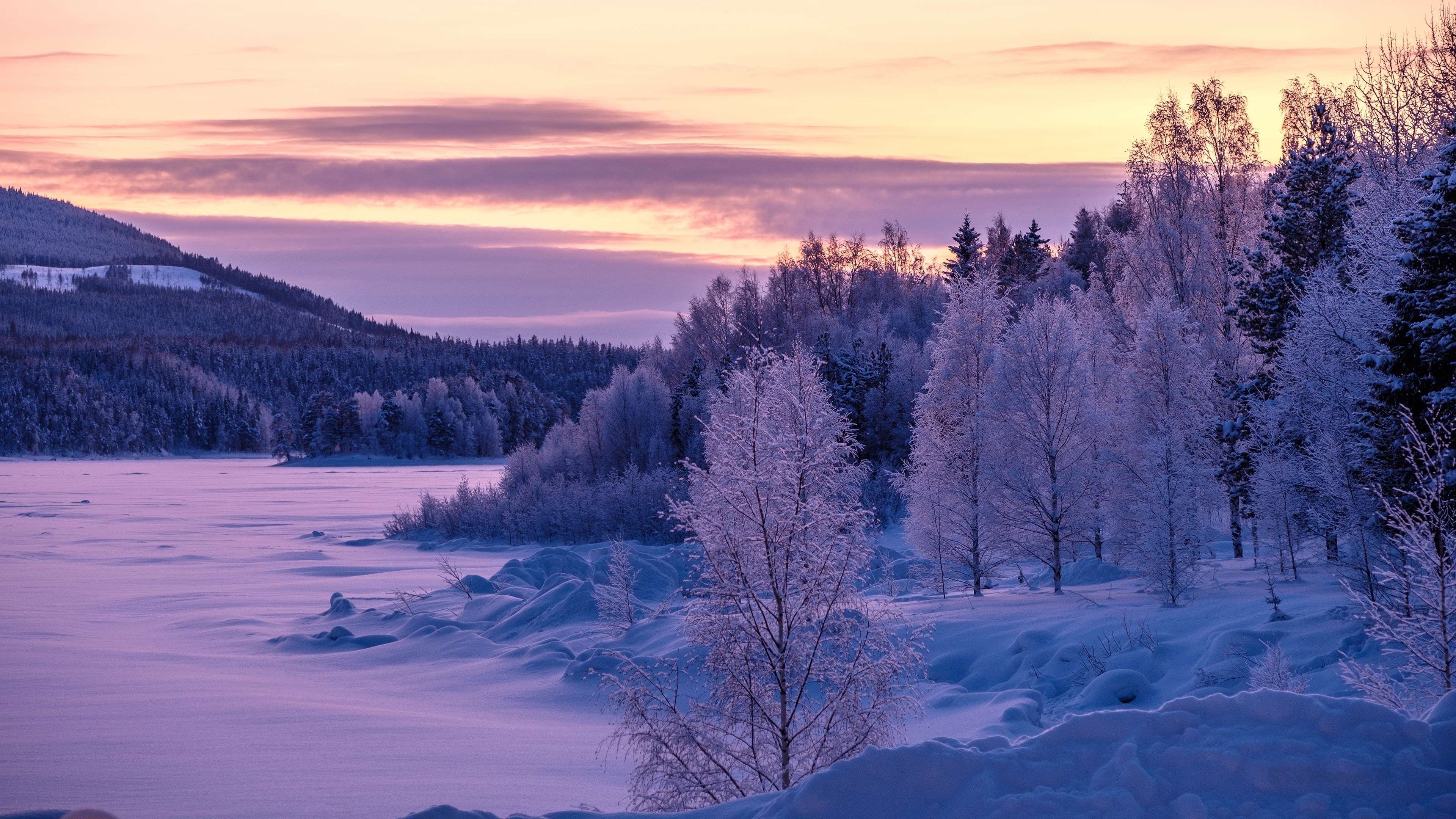 Красота Сибири зимой
