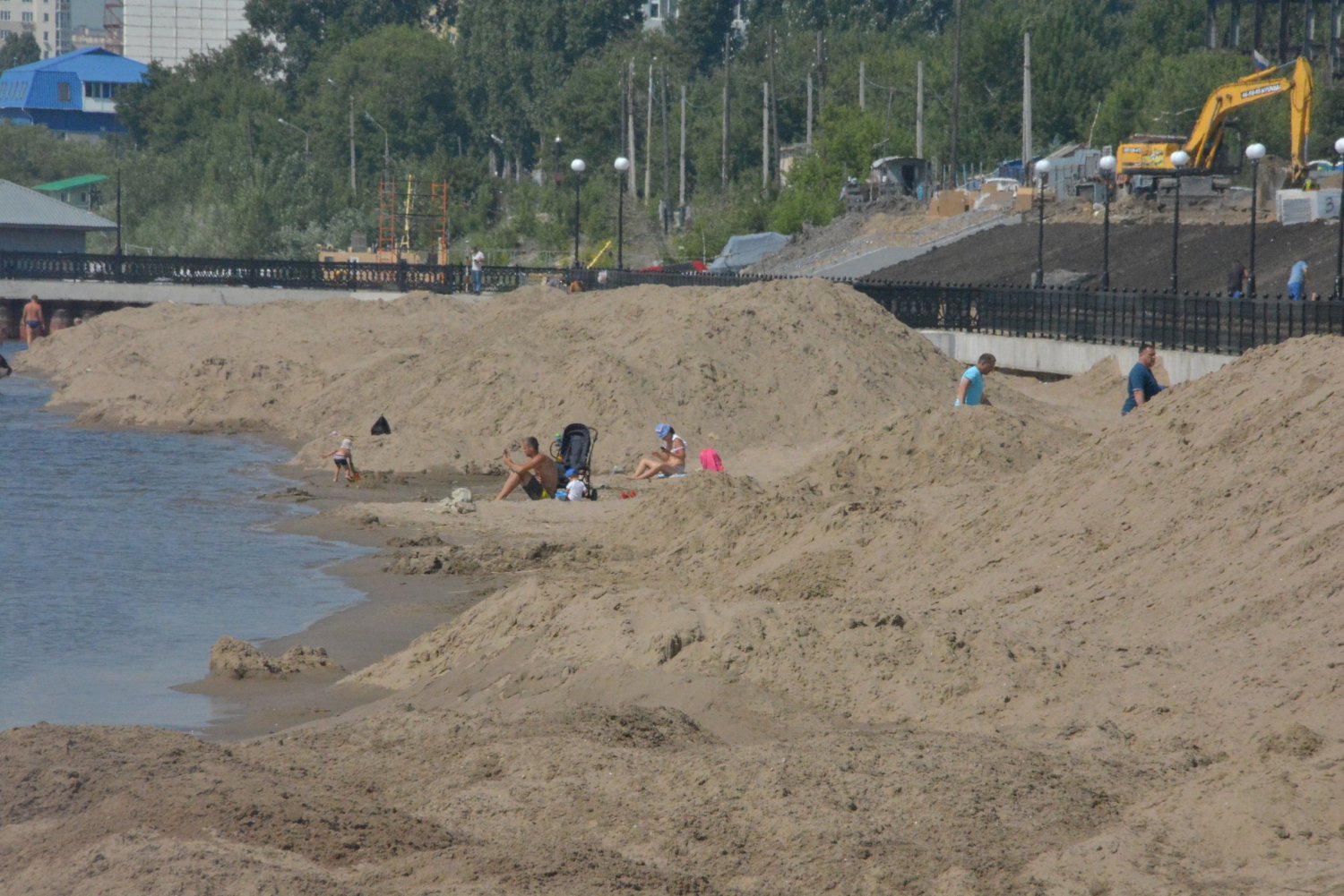 Новый городской пляж в Саратове