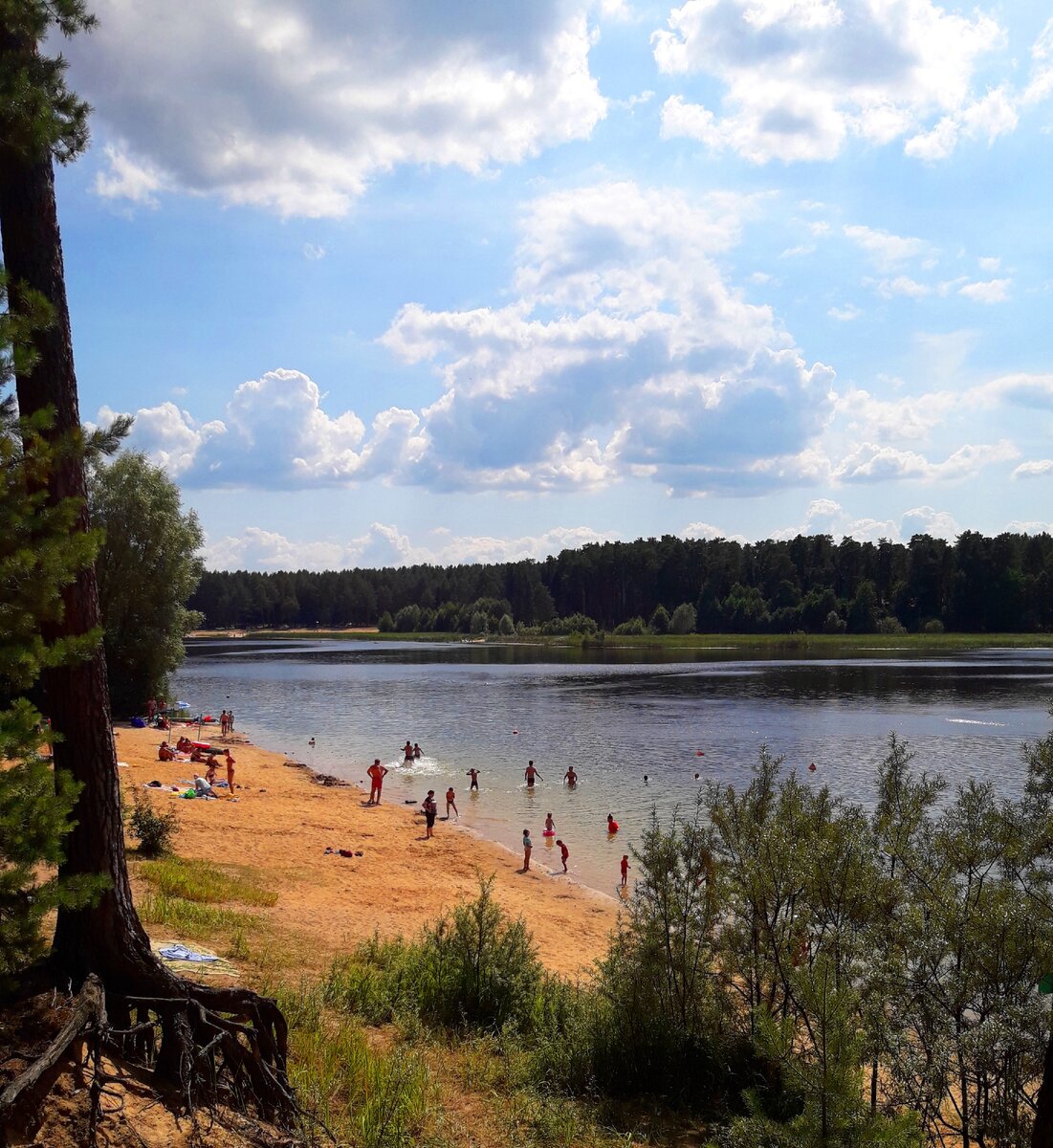 рублевское водохранилище пляж