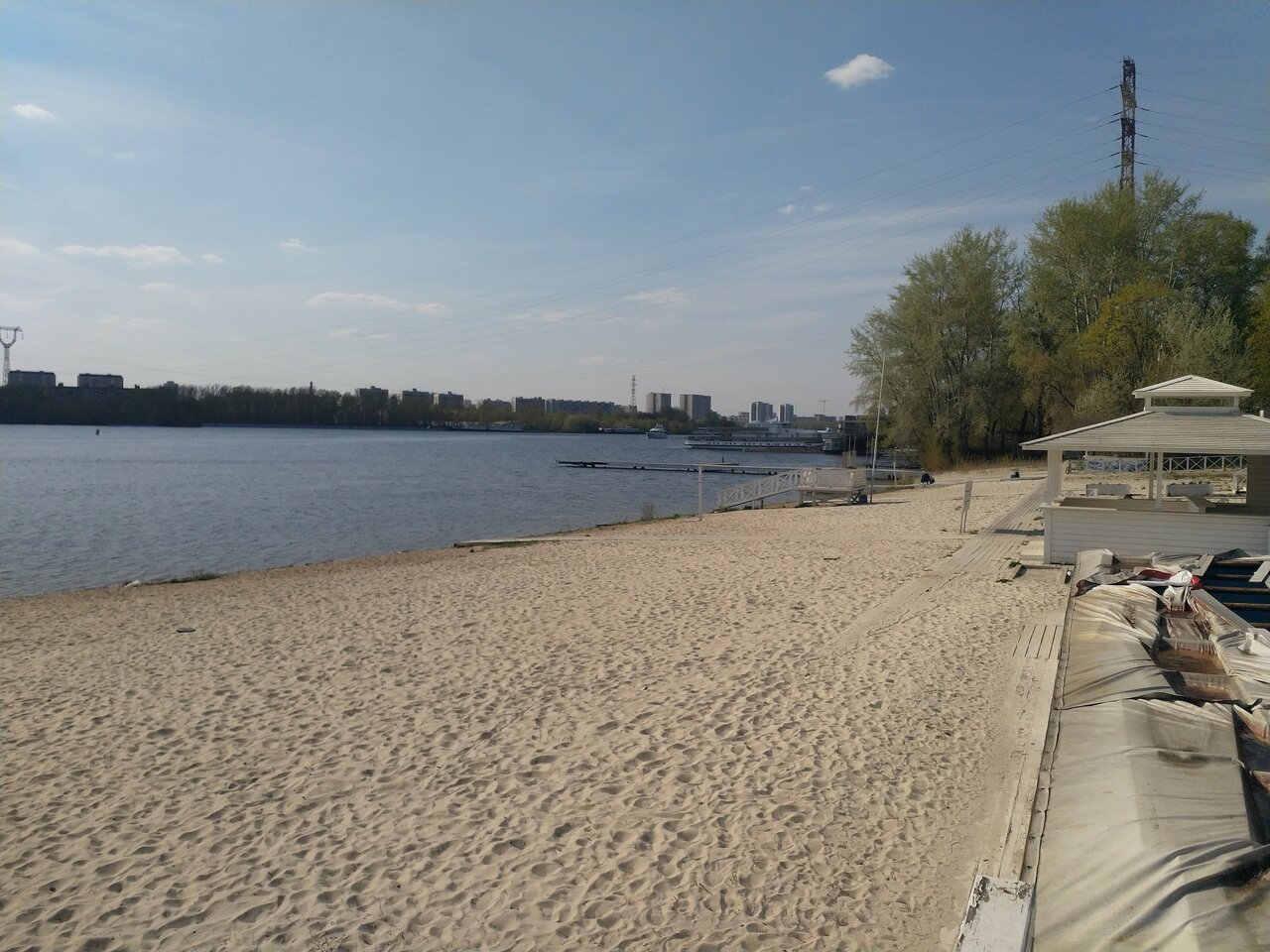 рублевское водохранилище пляж