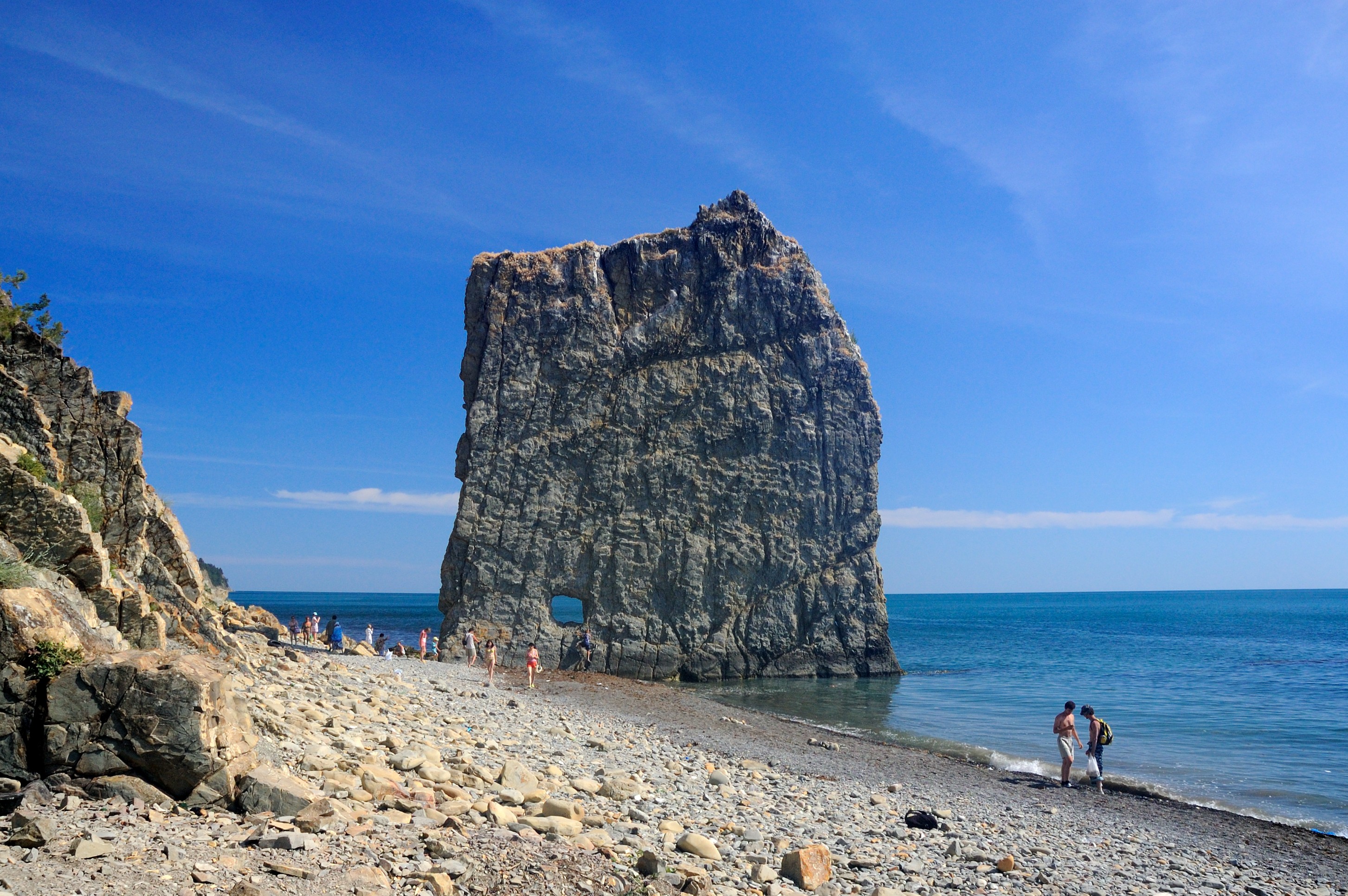 Скала Парус черное море Геленджик