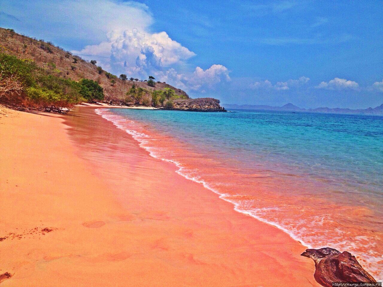Пляж Комодо Индонезия