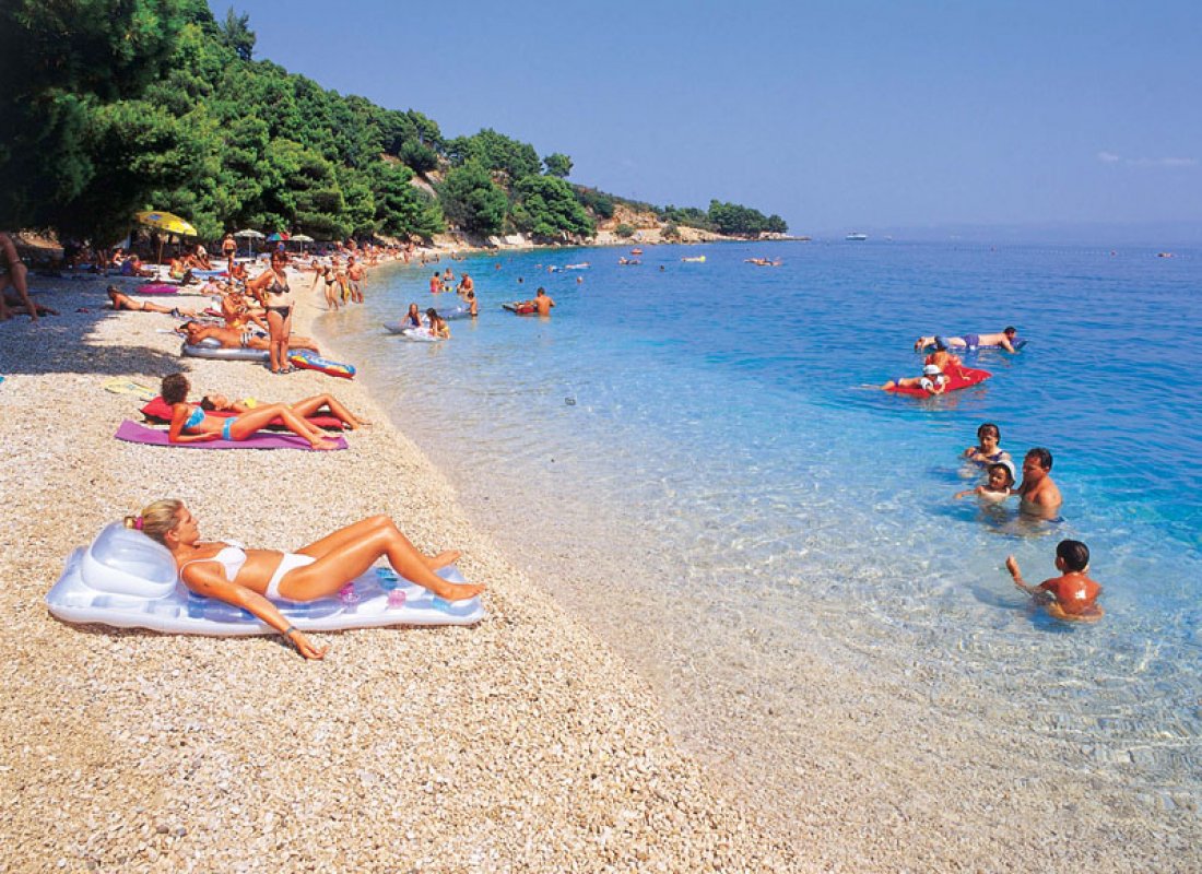 Подгора Хорватия пляжи