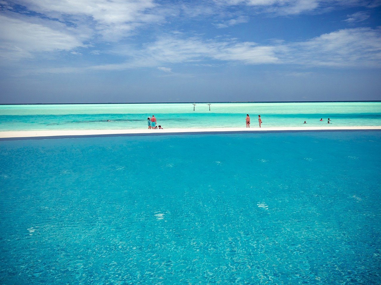 Мальдивы пляж отличное качество