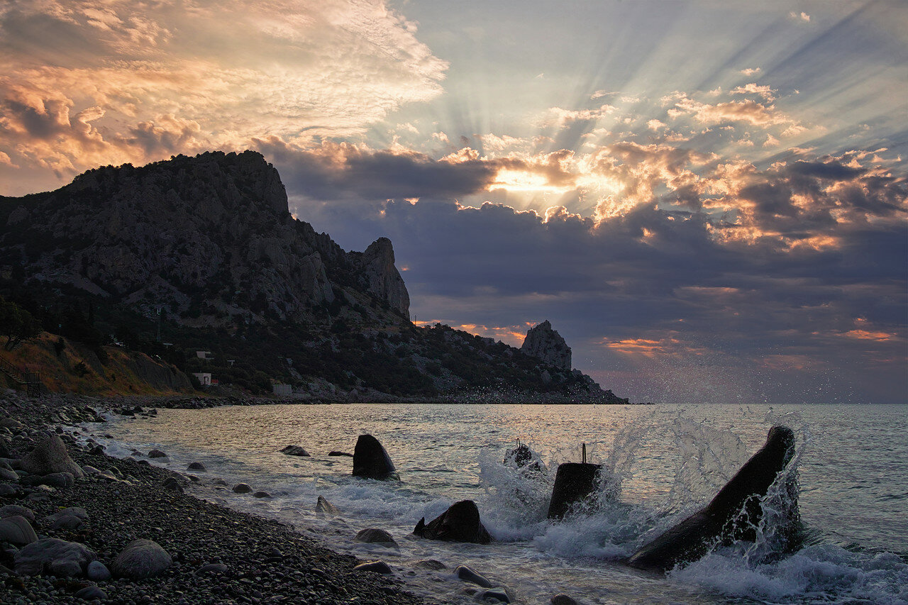 фото черного моря с берега крыма