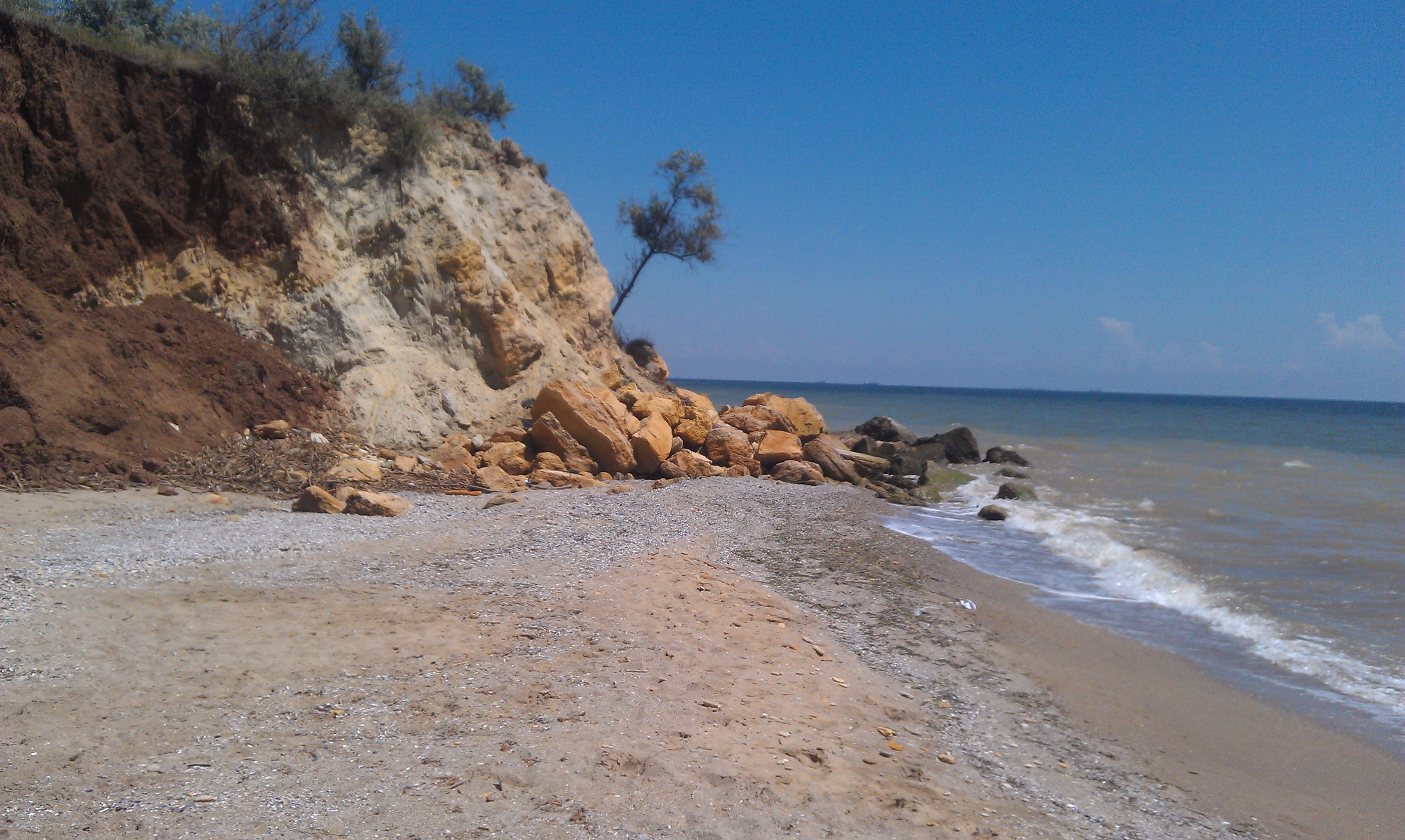 дикий пляж на черном море