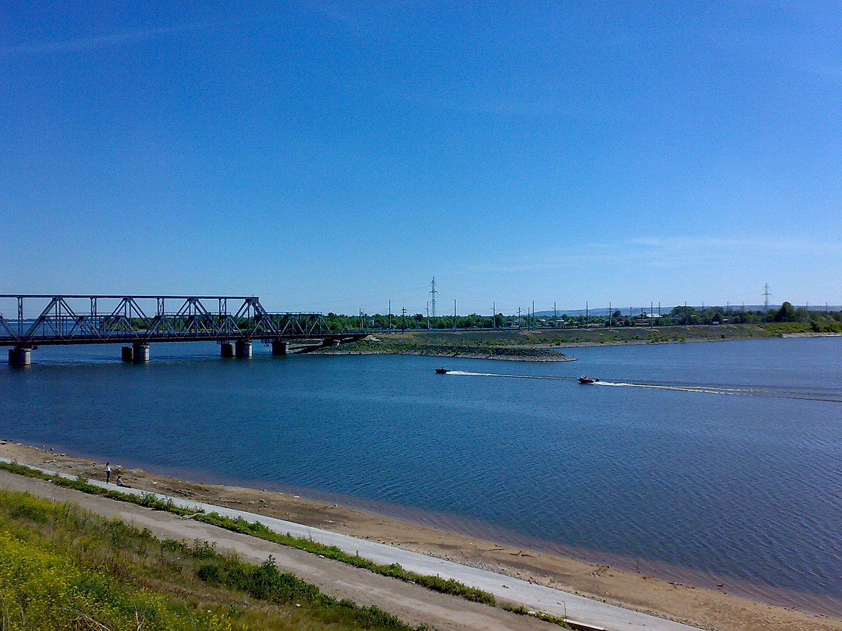 Река Волга Сызрань