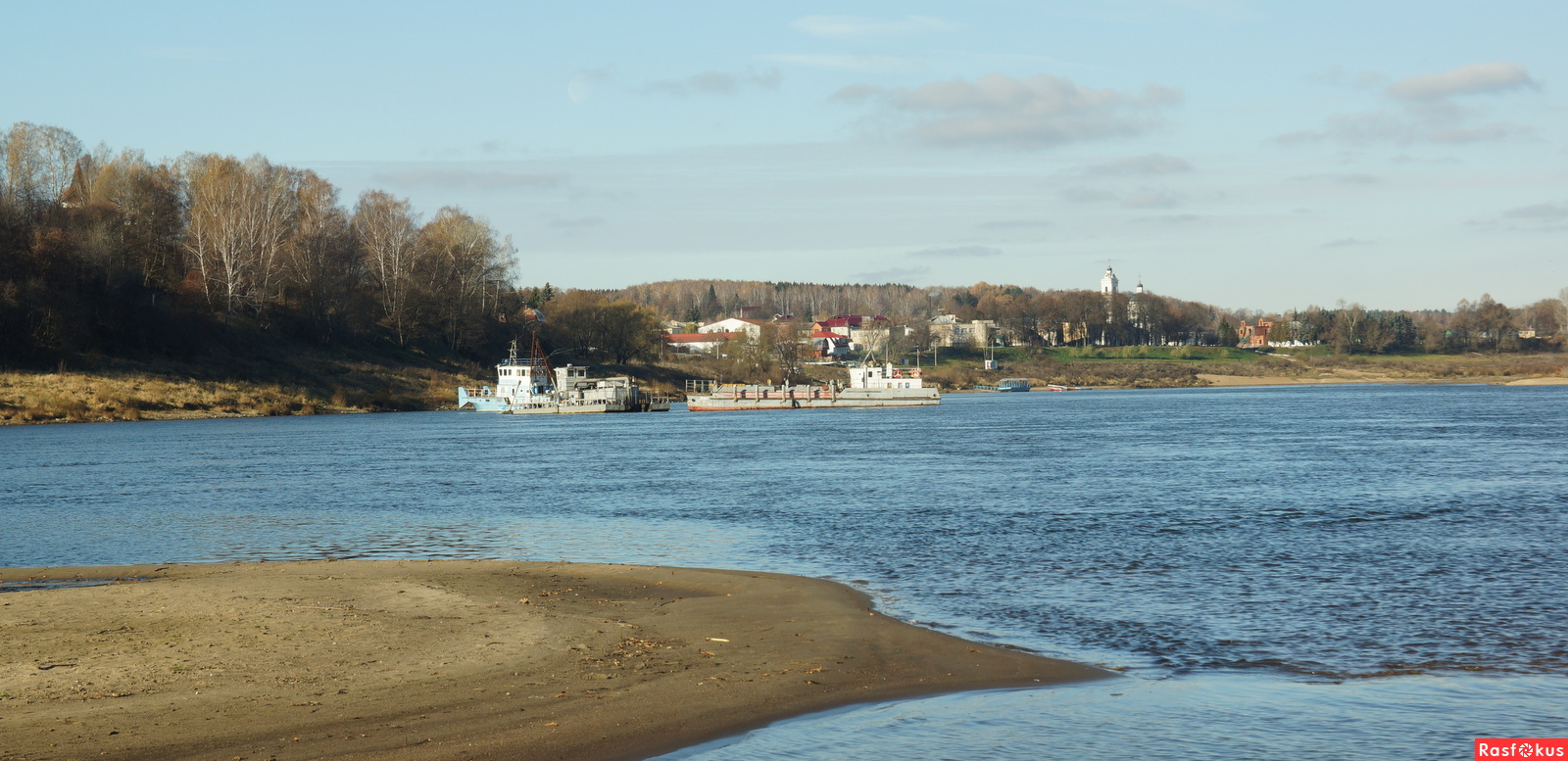 пляж в тарусе