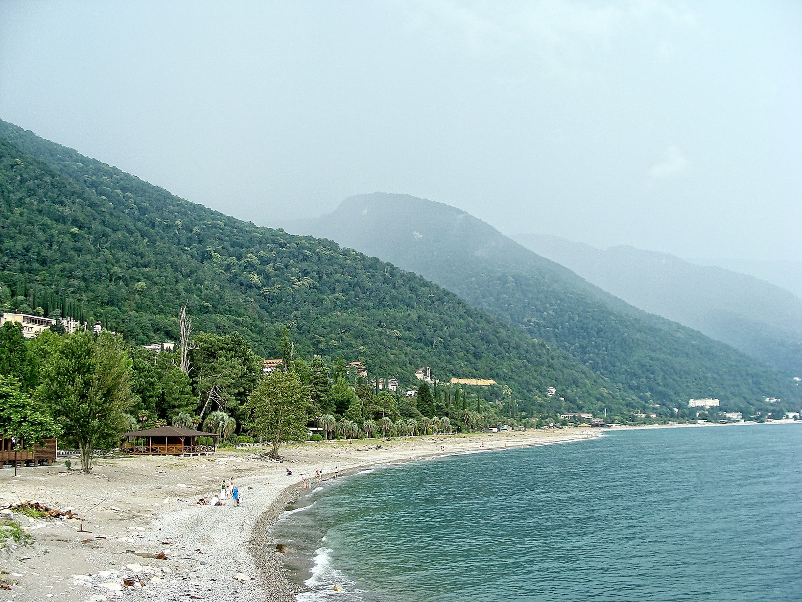 Пляж Гагра Абхазия