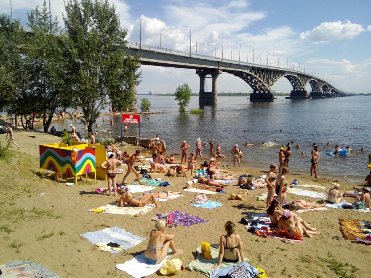 саратовский городской пляж