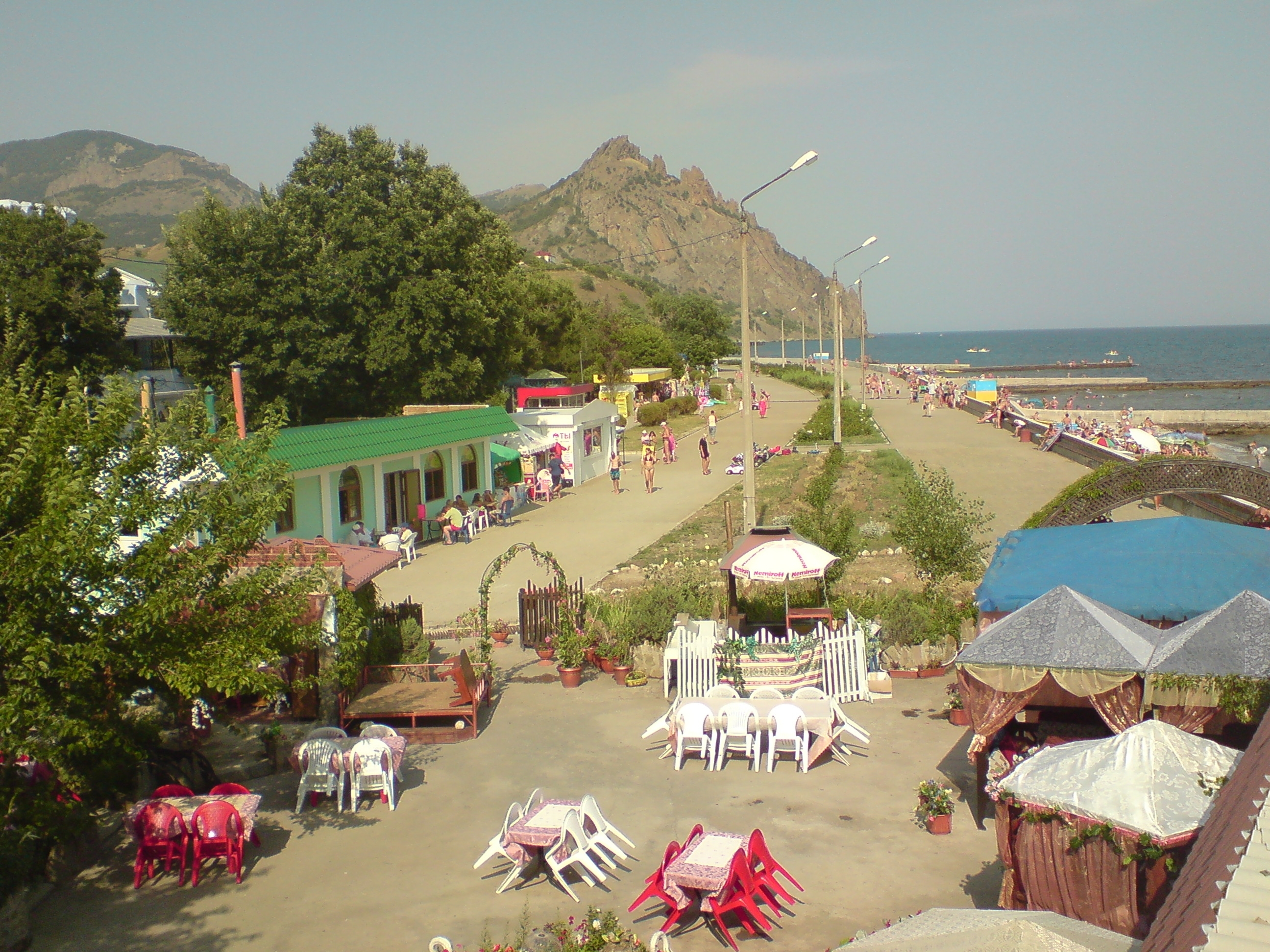 поселок курортное крым пляж