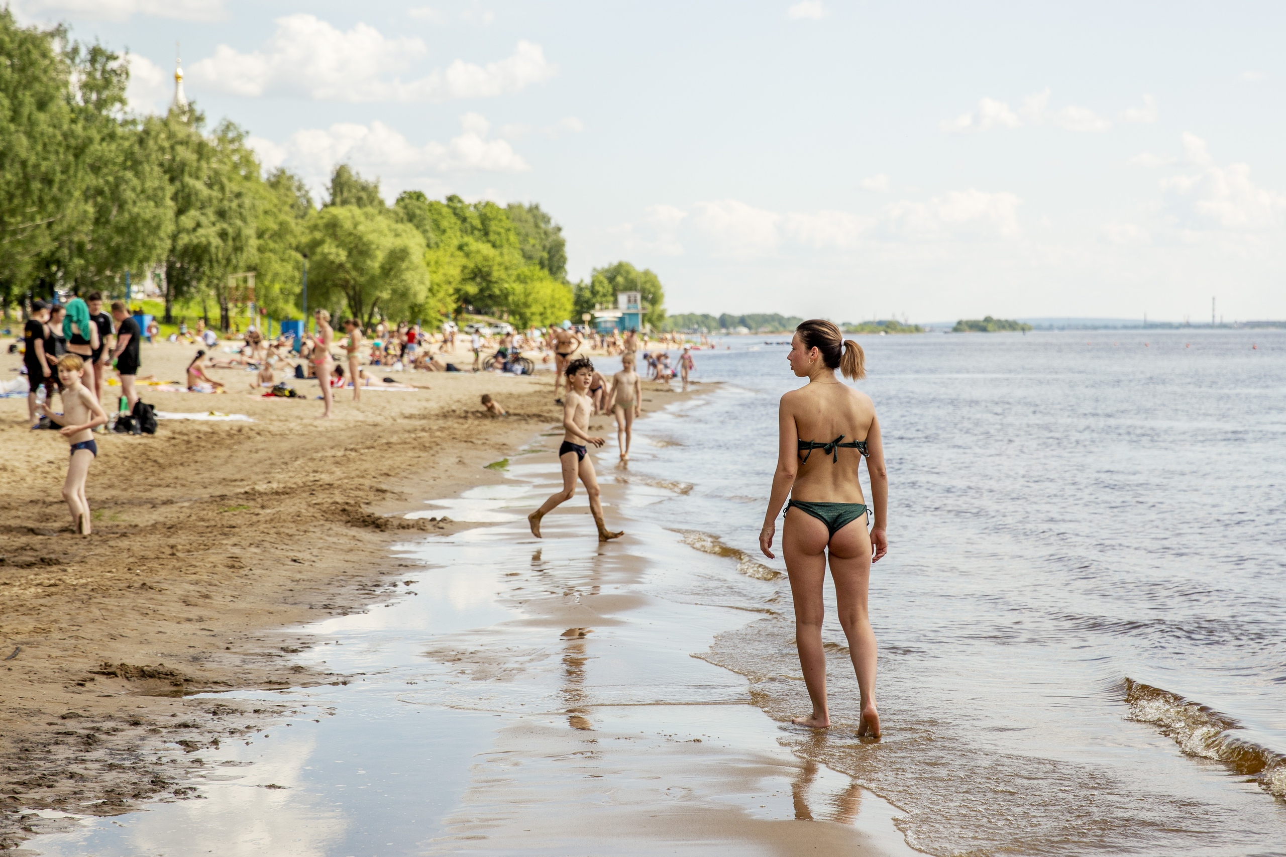Тверицкий пляж Ярославль
