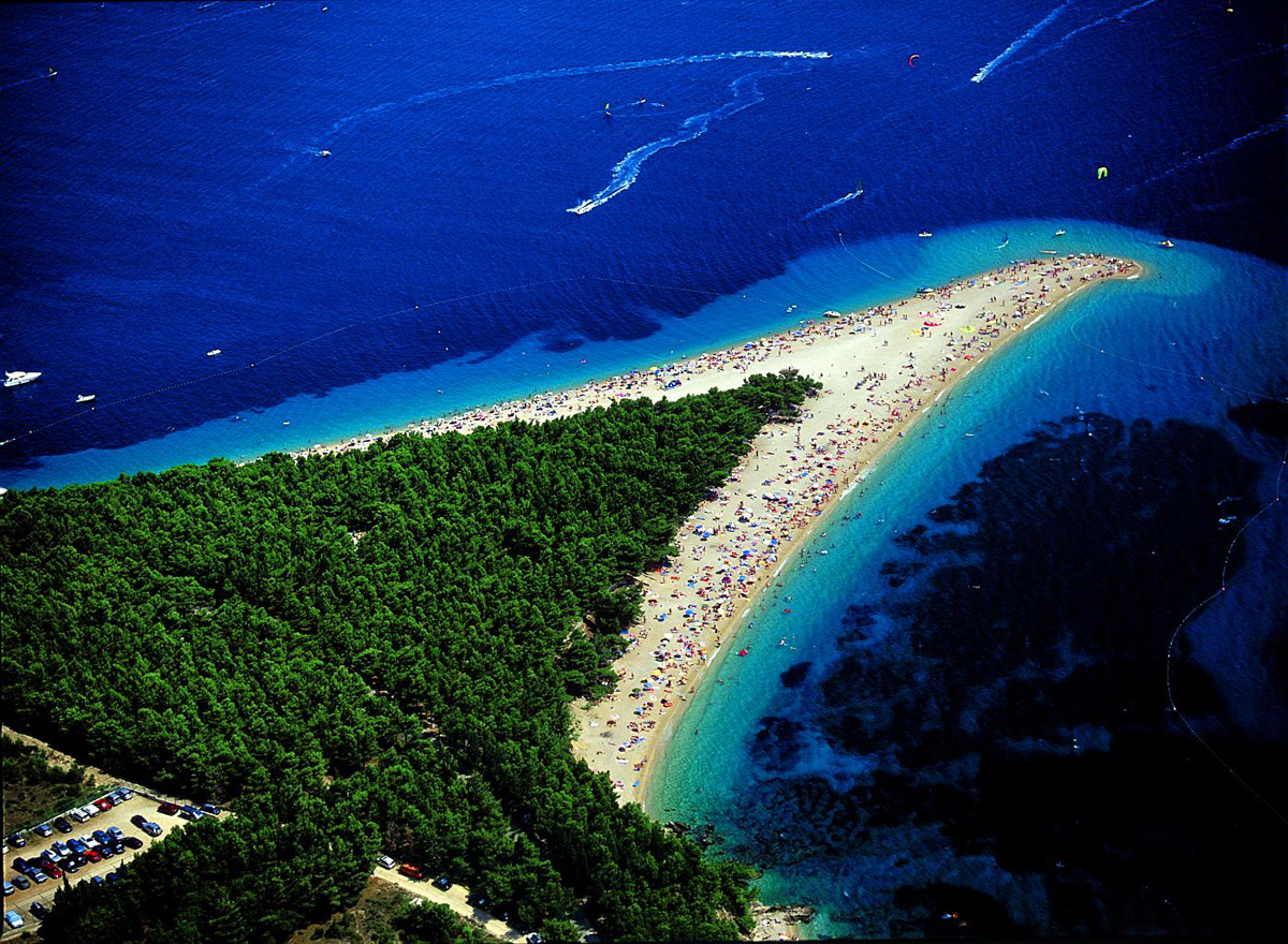 Златни рат (пляж золотой Рог), Брач, Хорватия