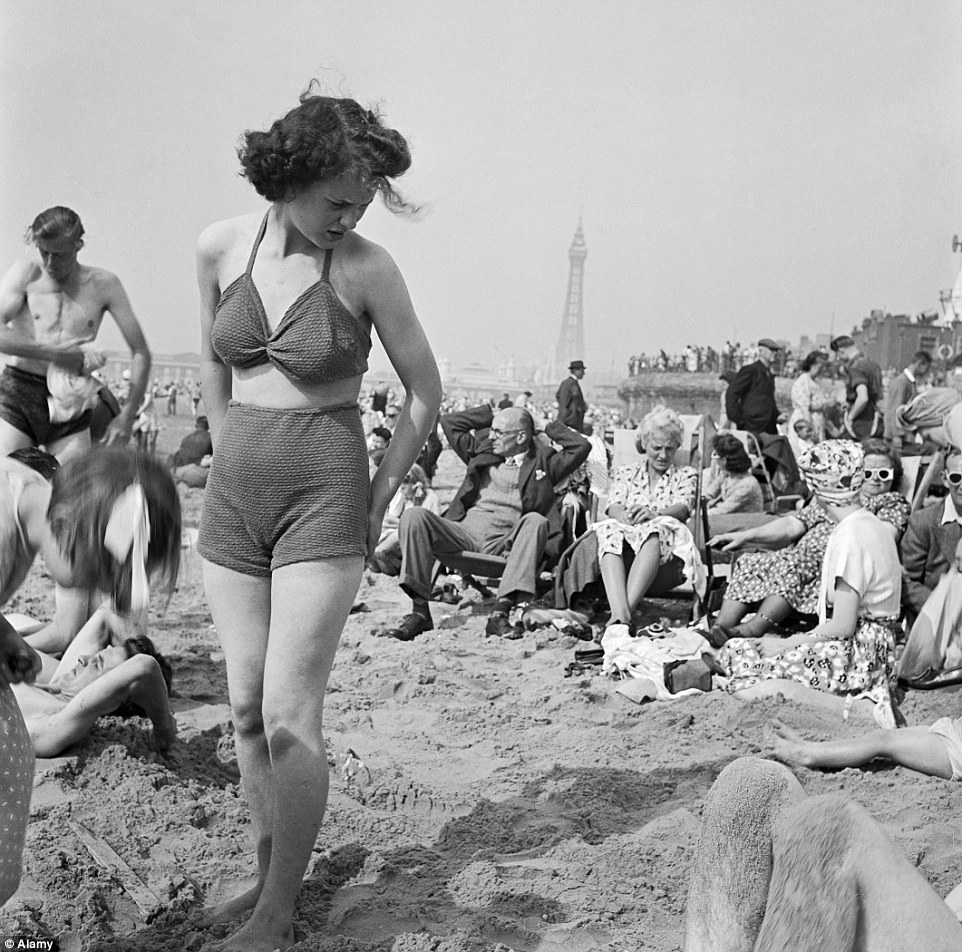 Blackpool Beach 1950's