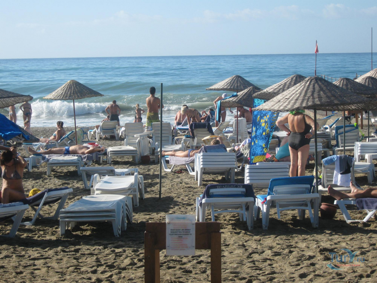 Пляж поселок Конаклы Турция