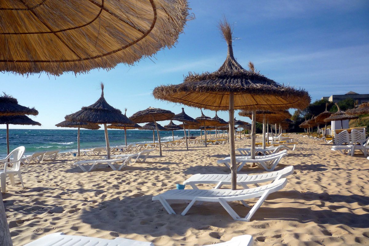 Тунис Хаммамет пляжи